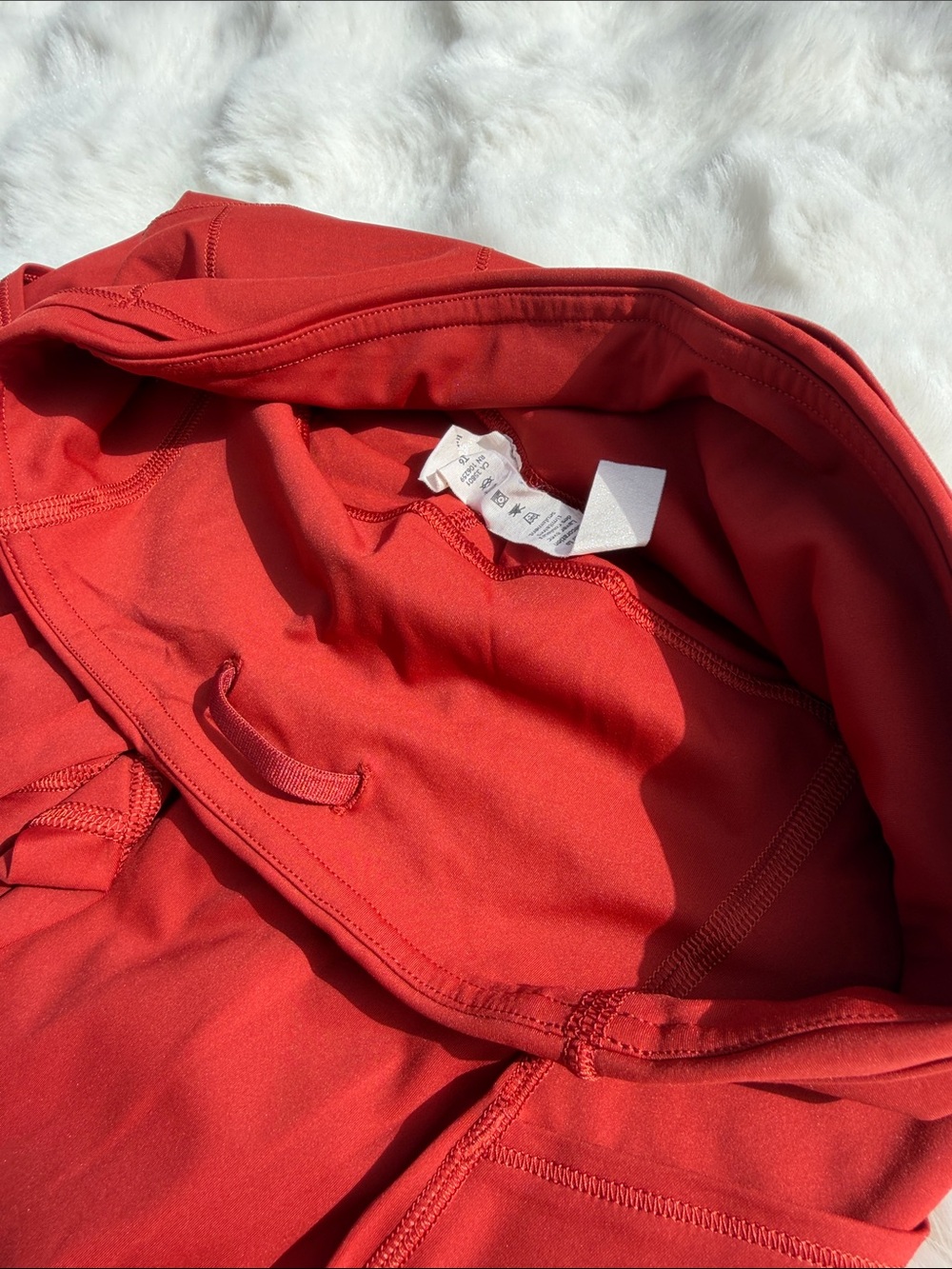 Lululemon fast and free tights leggings burnt orange rust color size 6 - Picture 6 of 11